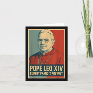 Carte Dieu bénisse le Pape Leo Xiv