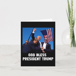Carte Dieu Bénisse Le Président Trump Pour Le Fan De Sou