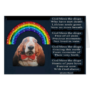 Carte Dieu Bénisse Les Chiens Poème