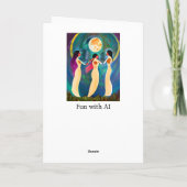 Carte Dieu bénisse tout sous la lune (Dos)