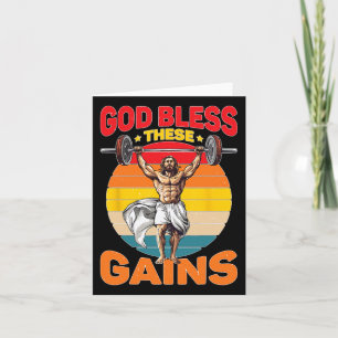 Carte Dieu Bénit Ces Gains Musculation -