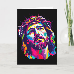 Carte Dieu chrétien Christus Religieux Croire Bénis F