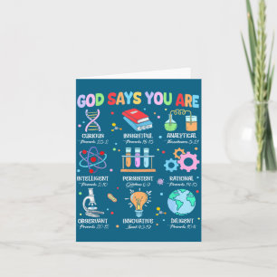 Carte Dieu chrétien dit que je suis verset biblique scie