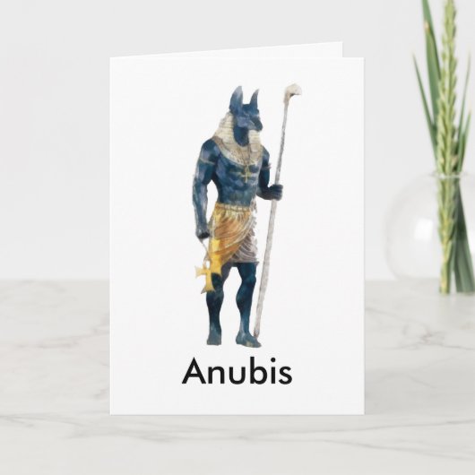Carte Dieu d'Anubis (Devant)