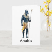 Carte Dieu d'Anubis (Fleur jaune)
