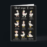 Carte Dieu dit que je suis drôle Christian Goose Femmes<br><div class="desc">Dieu dit que je suis drôle Christian Goose Femmes Bible Verset Jésus</div>