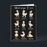 Carte Dieu dit que je suis drôle Christian Goose Femmes<br><div class="desc">Dieu dit que je suis drôle Christian Goose Femmes Bible Verset Jésus</div>
