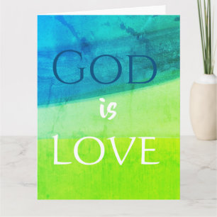 Carte Dieu est Amour Inspirant