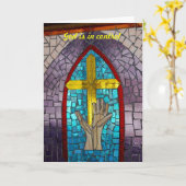 Carte Dieu est aux commandes (Fleur jaune)