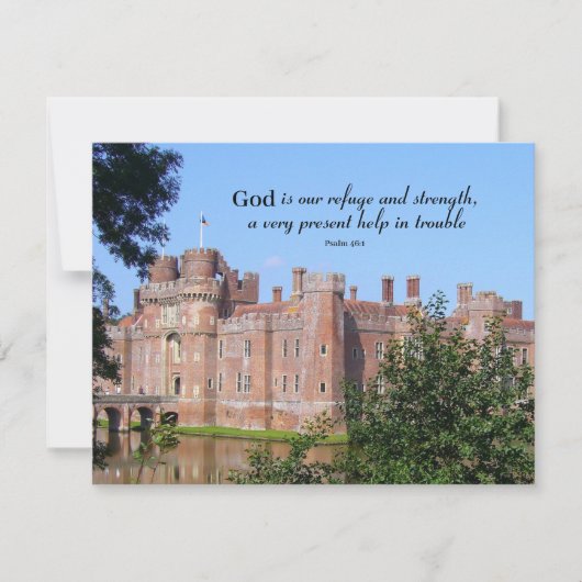 Carte Dieu est notre Refuge et notre Force (Devant)