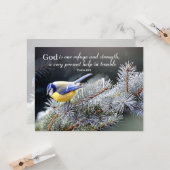 Carte Dieu est notre Refuge et notre Force (Devant/Arrière en situation)