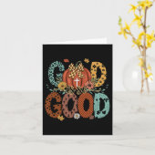 Carte Dieu Est Si Bon Fall Christian Autumn Pumpkin Merc (Fleur jaune)