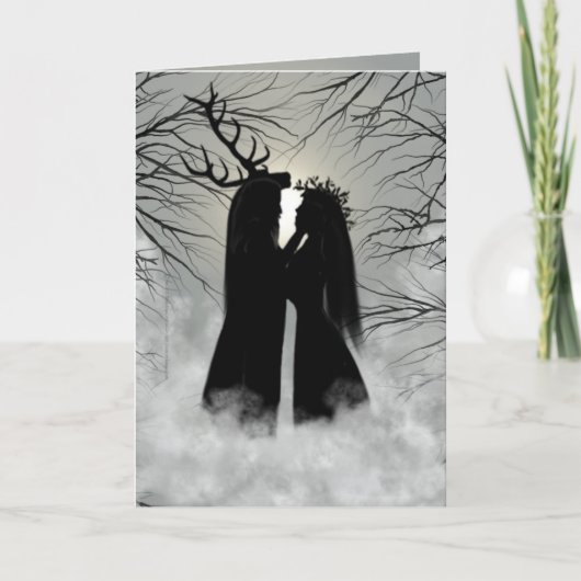 Carte Dieu et déesse de solstice d'hiver (Devant)