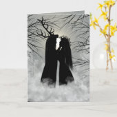 Carte Dieu et déesse de solstice d'hiver (Fleur jaune)