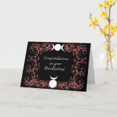 Carte Dieu et déesse Wiccan Handfasts Félicitations (Fleur jaune)