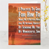 Carte Dieu, faites de moi un meilleur homme (Fleur jaune)