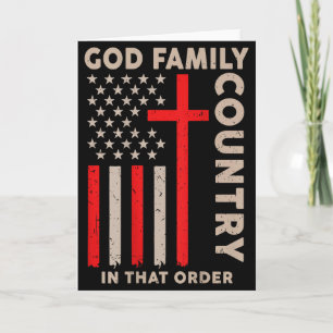 Carte Dieu Famille Pays Dans Cet Ordre Chrétien Patriote