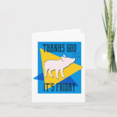 Carte Dieu merci c'est vendredi (Devant)
