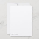 Carte Dieu ne nous a pas donné l'Esprit de la Peur Écrit (Dos)