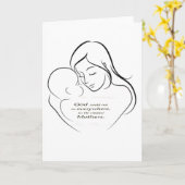 Carte Dieu ne pouvait pas être partout, alors il a créé  (Fleur jaune)