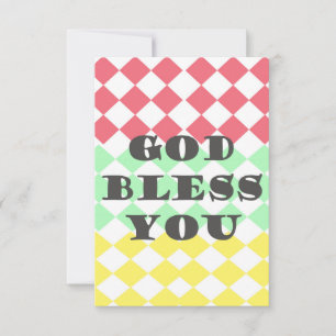 Carte DIEU vous bénisse