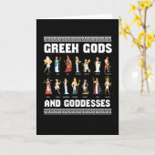 Carte Dieux et Déesses grecs Grecs (Fleur jaune)