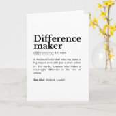 Carte Différenciateur - Citation Inspirationnelle (Fleur jaune)