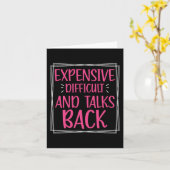 Carte Difficile Coûteuse Et Parle De Retour Mères Fête M (Fleur jaune)