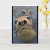 CARTE "DIFFICILE DE VOUS VOIR PARTIR** (Fleur jaune)