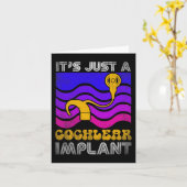 Carte Difficile D'Entendre Fun ASL Audience Malvoyante C (Fleur jaune)