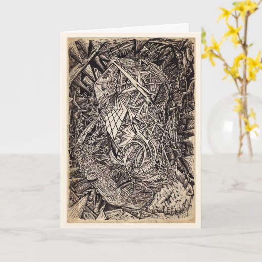 Carte Diffracted (cavern dweller)  (Fleur jaune)