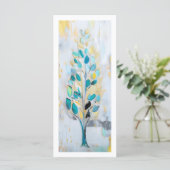 Carte DigAI Golden Jubilee Sea Foam Bloom Card (Debout devant)