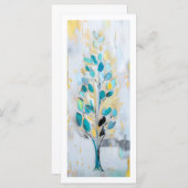 Carte DigAI Golden Jubilee Sea Foam Bloom Card (Devant / Derrière)