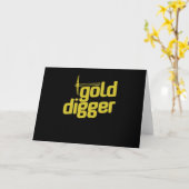 Carte Digger d'or Spitzhacke Pickel Werkzeug (Fleur jaune)