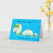 Carte Diguise - Halloween du Nessie (Fleur jaune)