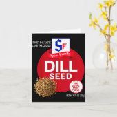 Carte Dill Seed Halloween Sce Costume Group Matching  (Fleur jaune)