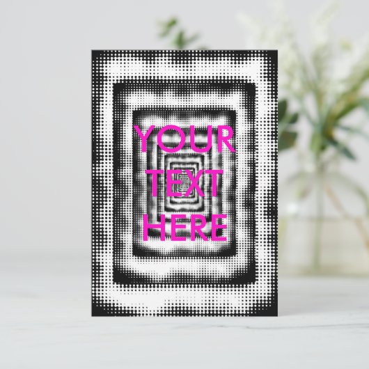 Carte d'illusion optique Fun Black and White Grung (Debout devant)