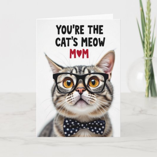 Carte d'illustration Chats que les mamans adorent (Devant)