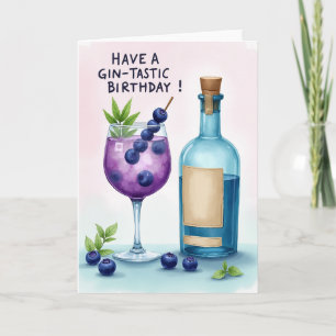 Carte d'illustration de boisson d'anniversaire