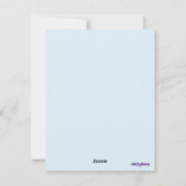 Carte d'illustration de chandelles (Dos)