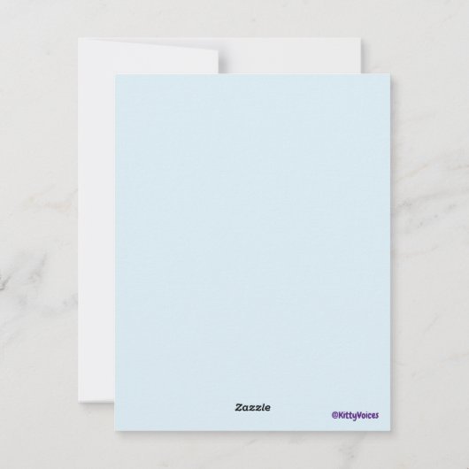 Carte d'illustration de chandelles (Dos)