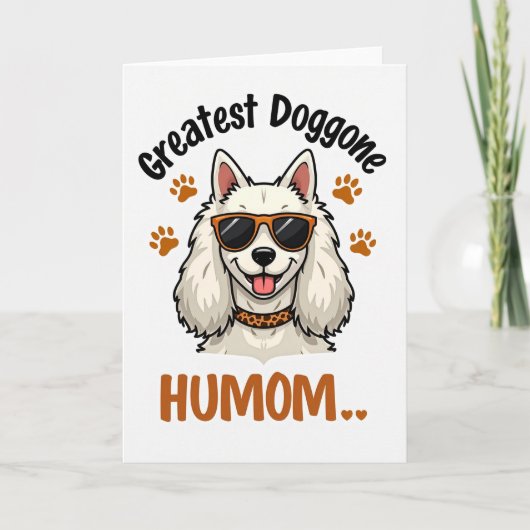 Carte d'illustration de la plus grande maman de ch (Devant)