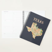 Carte d'illustration de plantes de cactus du Texas (Devant avec enveloppe)