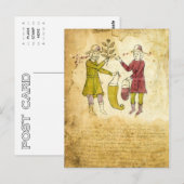 Carte d'illustration du Manuscrit Herbaliste Médié (Devant / Derrière)