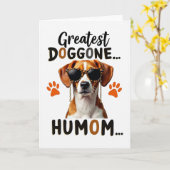 Carte d'illustration Humom toutou (Fleur jaune)