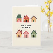 Carte d'illustration Maman Sweet Home (Fleur jaune)