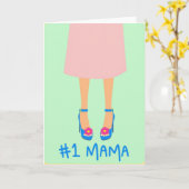 Carte d'illustration N°1 Mama (Fleur jaune)
