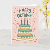 Carte d'image de scène de célébration (Fleur jaune)