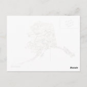 Carte d'image Vintage de l'Alaska Antique State Ch (Dos)