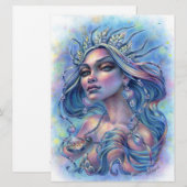 Carte d'Imaginaire de la Reine des Sept Mers (Devant / Derrière)